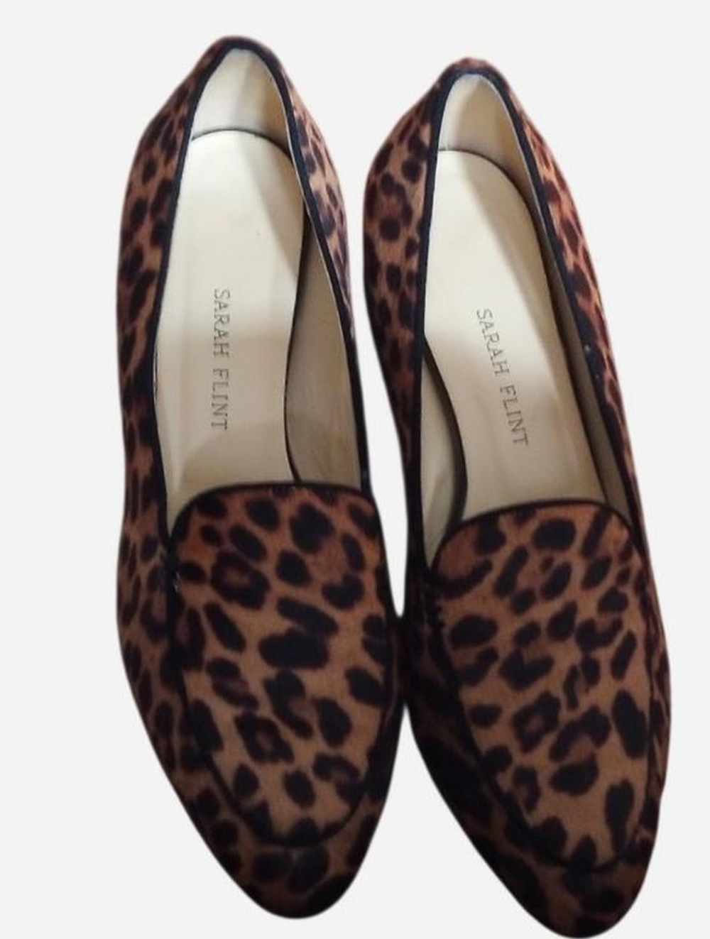 Sarah Flint Leopard Heels